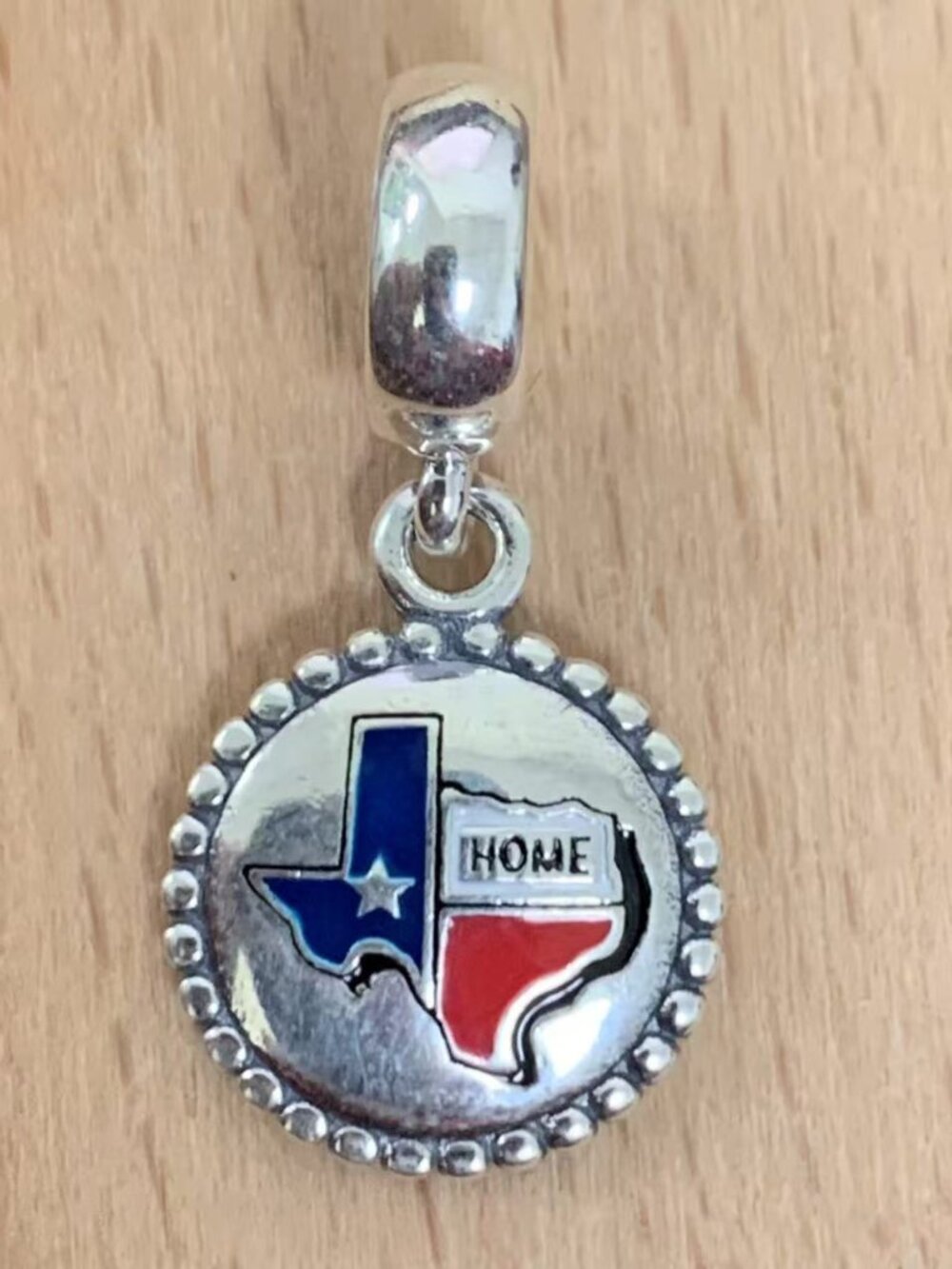 Pandora Texas Map Charm, S925 Silver Jewelry Bracelets